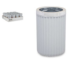 Berilo Vaso Multiuso Plástico Gris 7.5x11.5x7.5 cm (Set de 32)