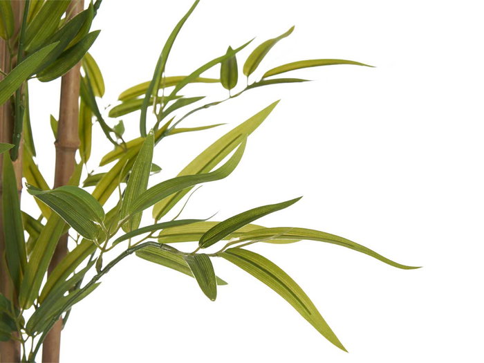 Ibergarden Planta con Maceta Bambú Mediano 150 cm, Verde, Plástico y Hierro, 80x150x80 cm