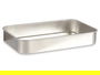Kinvara Rustidera de Aluminio 35x22 cm para Gas y Horno, Plata (Set de 12)