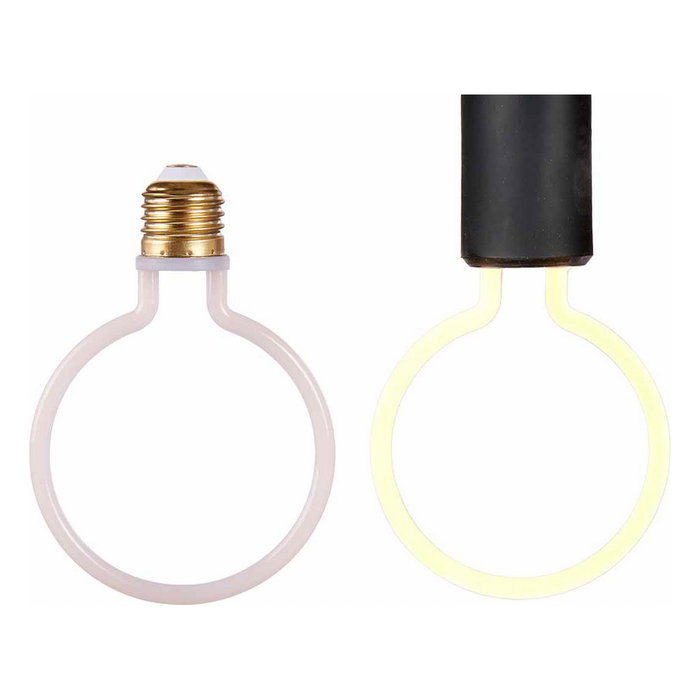 GIFTDECOR Bombilla LED Forma Bola Blanco E27 Pack de 12