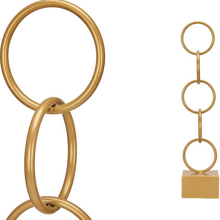 GIFTDECOR Figura Aros Oro Grande