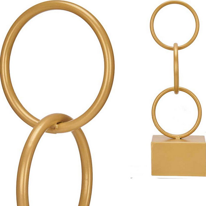 Giftdecor Figura Aros Oro Pequeño
