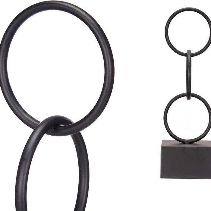 Giftdecor Figura Aros Negro Pequeño