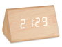 Giftdecor Reloj Digital Efecto Madera 11 cm x 7 cm x 8 cm Marron MDF Plastico PVC (Set de 12)