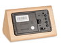 Giftdecor Reloj Digital Efecto Madera 11 cm x 7 cm x 8 cm Marron MDF Plastico PVC (Set de 12)