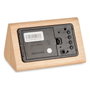GIFTDECOR Reloj Digital Efecto Madera Marrón