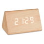 GIFTDECOR Reloj Digital Efecto Madera Marrón