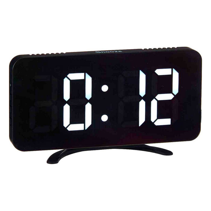 Giftdecor Reloj Espejo Negro