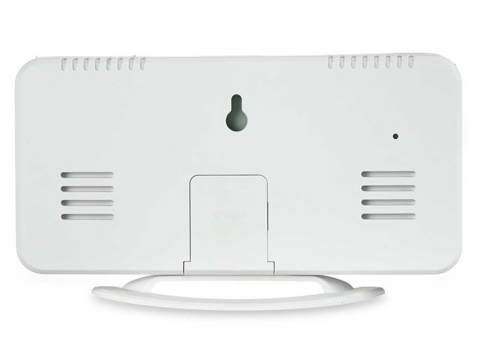 Giftdecor Reloj Espejo Blanco 15.7x7.7x1.5 cm con Cable USB + 1xCR2016 (Set de 12)