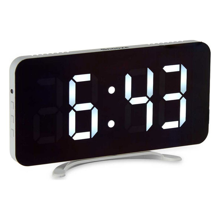 GIFTDECOR Reloj Espejo Blanco