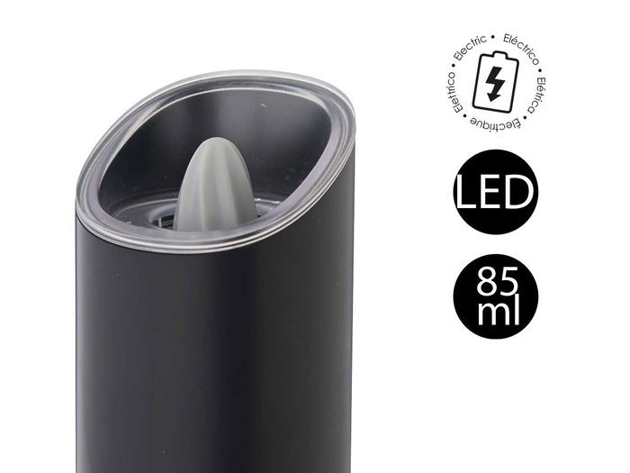 Kinvara Salero Pimentero Eléctrico con Luz LED y Molino Cerámico 5.2 x 20.3 x 5.2 cm Negro (Set de 12) Kinvara Salero Pimentero Eléctrico con Luz LED y Molino Cerámico 5.2 x 20.3 x 5.2 cm Negro (Set de 12)