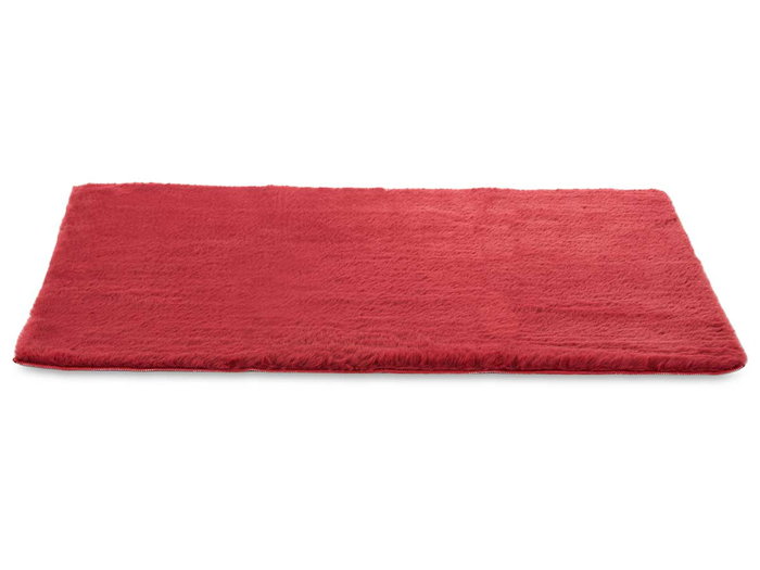 Giftdecor Alfombra Pelo Corto Granate 60 x 90 cm (Set de 6)