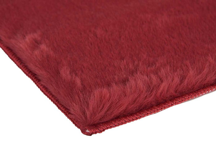 Giftdecor Alfombra Pelo Corto Granate 60 x 90 cm (Set de 6)