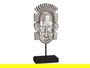 Giftdecor Cabeza Indio Con Base Plata Poliresina 17.5x10.5x36 cm (Set de 4)