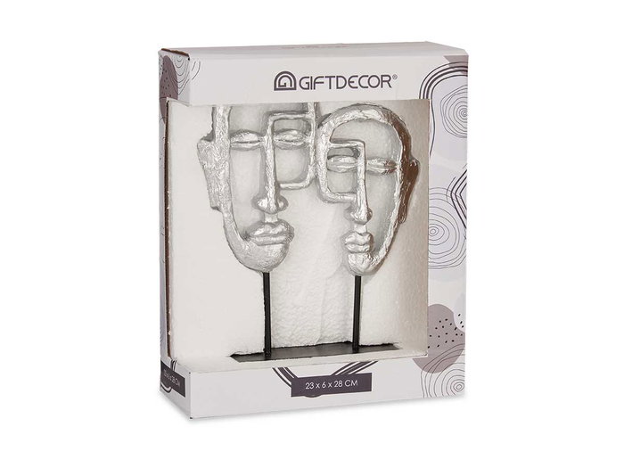 Giftdecor Espejo de Tocador Cara Doble con Base Plata 27 x 32.5 x 10.5 cm (Set de 4) Giftdecor Espejo de Tocador Cara Doble con Base Plata 27 x 32.5 x 10.5 cm (Set de 4)