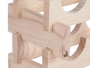 Kipit Botellero de Madera Apilable para 6 Botellas, Pino Natural, 36.5x7x15 cm