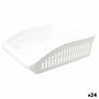 Organizador Multiusos Blanco Transparente Polipropileno 26 x 8,5 x 29 cm (24 Unidades)