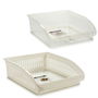 Organizador Multiusos Blanco Transparente Polipropileno 26 x 8,5 x 29 cm (24 Unidades)