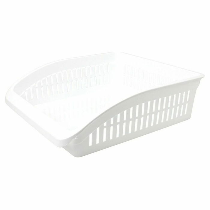 Organizador Multiusos Blanco Transparente Polipropileno 26 x 8,5 x 29 cm (24 Unidades)