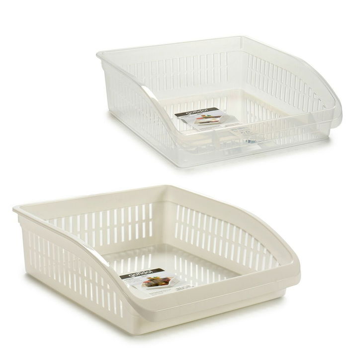 Organizador Multiusos Blanco Transparente Polipropileno 26 x 8,5 x 29 cm (24 Unidades)