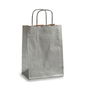 Bolsa de Papel Pincello Plateado Plata 18 x 8 x 31 cm 17,7 x 31 x 0,2 cm (25 Unidades)