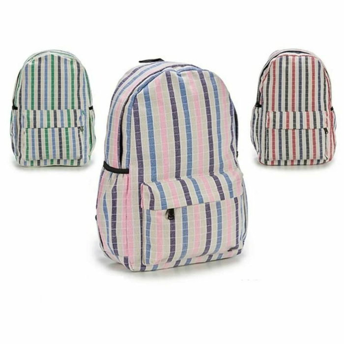 Mochila Escolar Pincello Multicolor 13 x 45 x 31 cm 31 x 45 x 13 cm Rayas (12 Unidades)