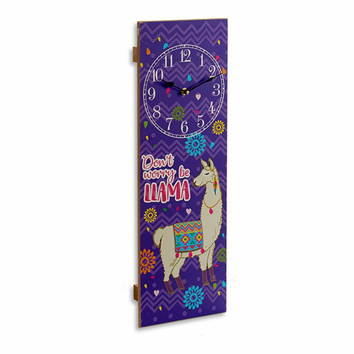Reloj de Pared Gift Decor Llama 2,5 x 60 x 20 cm (12 Unidades) Reloj de Pared Gift Decor Llama 2,5 x 60 x 20 cm (12 Unidades)