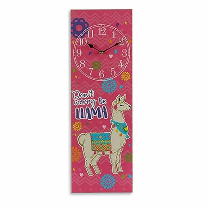 Reloj de Pared Gift Decor Llama 2,5 x 60 x 20 cm (12 Unidades) Reloj de Pared Gift Decor Llama 2,5 x 60 x 20 cm (12 Unidades)