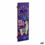 Reloj de Pared Gift Decor Llama 2,5 x 60 x 20 cm (12 Unidades)