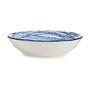 Plato Hondo Vessia Azul Blanco Porcelana Rayas 20 x 4,7 x 20 cm (6 Unidades)