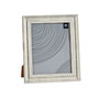 Marco de Fotos Gift Decor Marrón Plateado Madera Vidrio Cristal Poliestireno Plástico (6 Unidades)