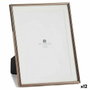 Marco de Fotos Gift Decor Cobre Cristal Acero (12 Unidades)