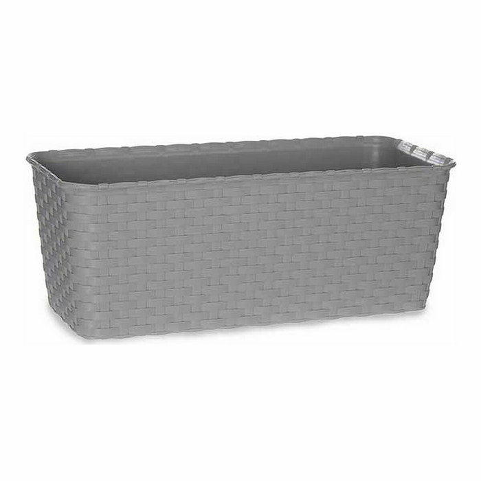 Jardinera Stefanplast Gris Plástico 13 x 11 x 29 cm (12 Unidades)