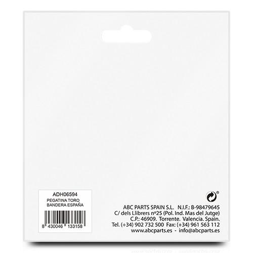 Bandera España Pegatina Toro CS10 ADH06594 Sticker Decorativo 1 Ud