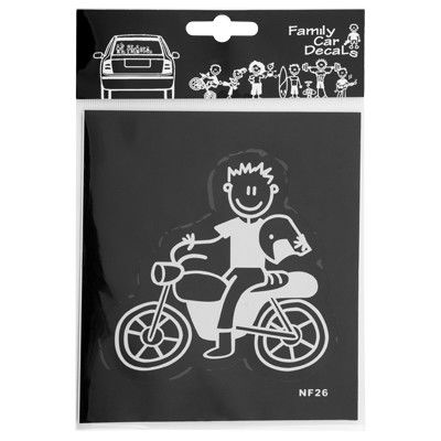 Abc Adhesivo Familia Hombre Moto ADH06681