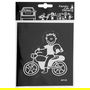 Abc Adhesivo Familia Hombre Moto ADH06681
