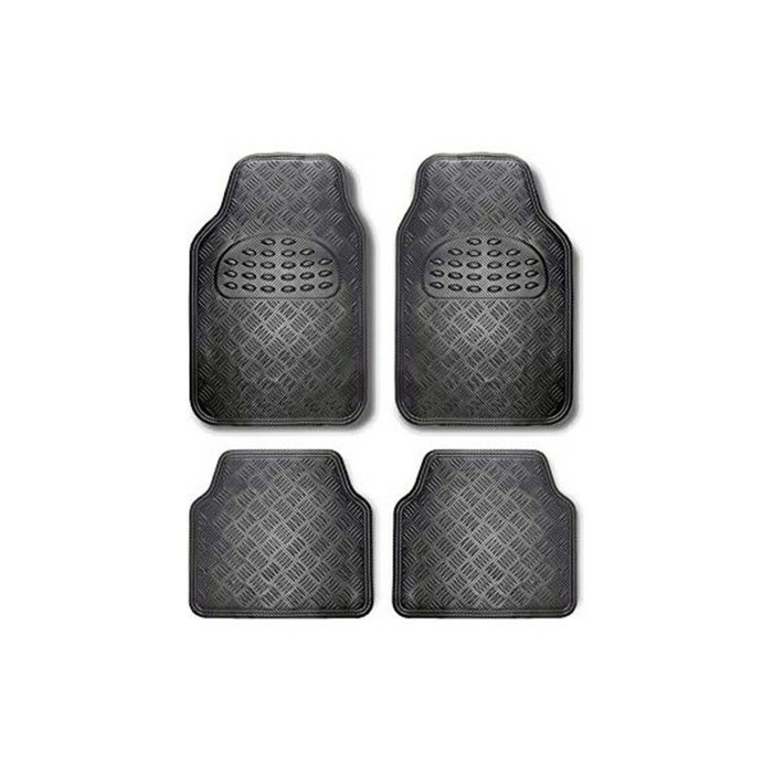 Abc Alfombra de Goma Aluminio Carbon 4 Piezas CS6 para MB Clase E W211/S211 Abc Alfombra de Goma Aluminio Carbon 4 Piezas CS6 para MB Clase E W211/S211