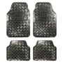 Abc Alfombra de Goma Aluminio Carbon 4 Piezas CS6 para MB Clase E W211/S211