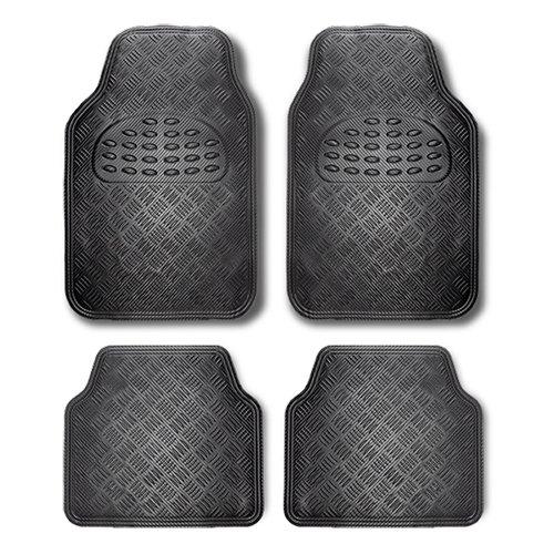 Abc Alfombra de Goma Aluminio Carbon 4 Piezas CS6 para MB Clase E W211/S211 Abc Alfombra de Goma Aluminio Carbon 4 Piezas CS6 para MB Clase E W211/S211