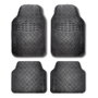 Abc Alfombra de Goma Aluminio Carbon 4 Piezas CS6 para MB Clase E W211/S211