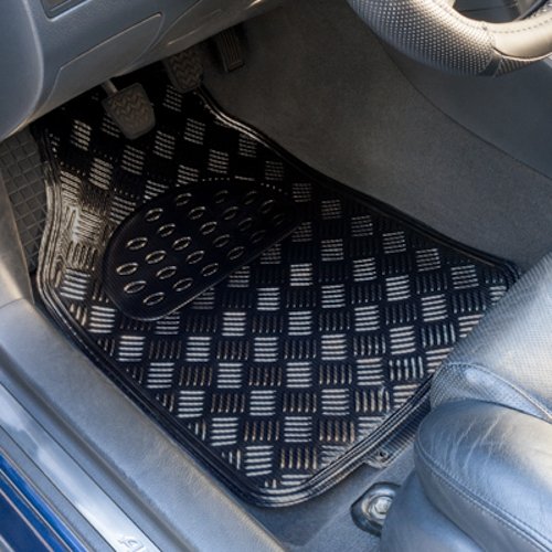 Abc Alfombra de Goma Aluminio Carbon 4 Piezas CS6 para MB Clase E W211/S211 Abc Alfombra de Goma Aluminio Carbon 4 Piezas CS6 para MB Clase E W211/S211