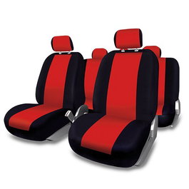 Sevilla Juego Fundas Sevilla Rojo Cs12 FUK10411 para Asientos de Coche Universales