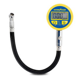 Goodyear Manómetro Digital con Tubo Presión Neumáticos GOD0002 PSI BAR KPA KGF/CM2