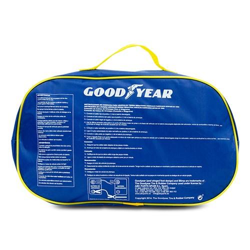 Good Year GOD0010 Cables de Arranque para Batería 400 Amp 2.5 Metros, Ideal para Coches Pequeños y Medianos hasta 3500 cc, Alta Conductividad, Pinzas Ergonómicas y Antideslizantes