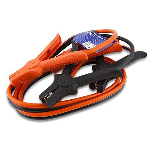 Good Year GOD0010 Cables de Arranque para Batería 400 Amp 2.5 Metros, Ideal para Coches Pequeños y Medianos hasta 3500 cc, Alta Conductividad, Pinzas Ergonómicas y Antideslizantes