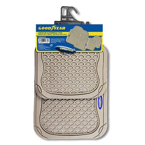 Abc Alfombrilla Goma Beige 4 Piezas Goodyear CS4