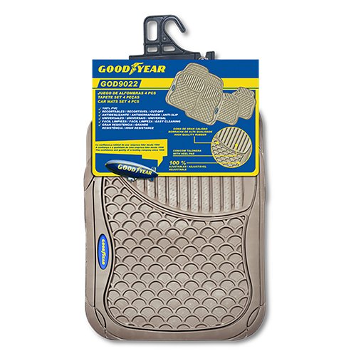 Abc Alfombrilla Goma Beige 4 Piezas Goodyear CS4