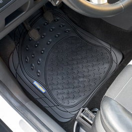 Abc Alfombra de Goma Negra Goodyear CS4 de 3 Piezas para Mercedes-Benz Clase E W211/S211