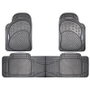 Abc Alfombra de Goma Negra Goodyear CS4 de 3 Piezas para Mercedes-Benz Clase E W211/S211