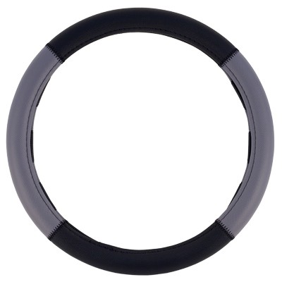 Abc Funda Volante Grip Negro-Gris Universal 1 Pieza 100% Poliéster Fácil Limpieza INT30168